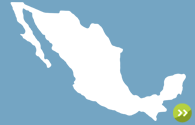 Mexico, Guatemala & Belize Kort