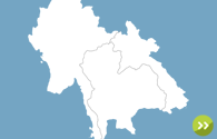 Myanmar, Laos & Thailand Kort