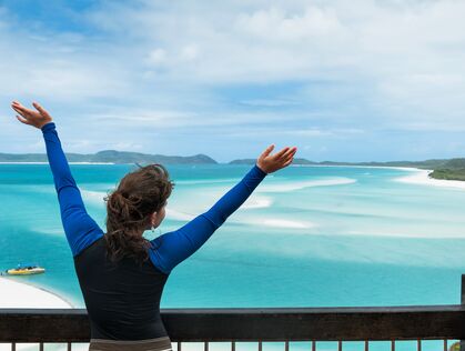 Piger ved whitsundays i Australien 