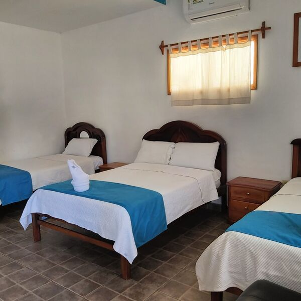 Bo på triple værelse på hotel på Galapagos på din singlerejse