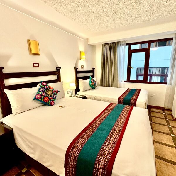 Bo sammen på hotel i Peru når du rejser på grupperejse med unge