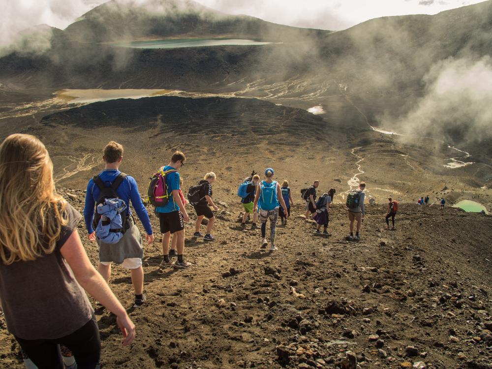 Hiking i Tongariro Crossing
