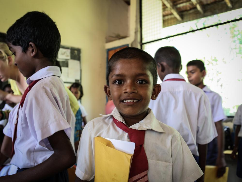 skolebesøg Sri Lanka