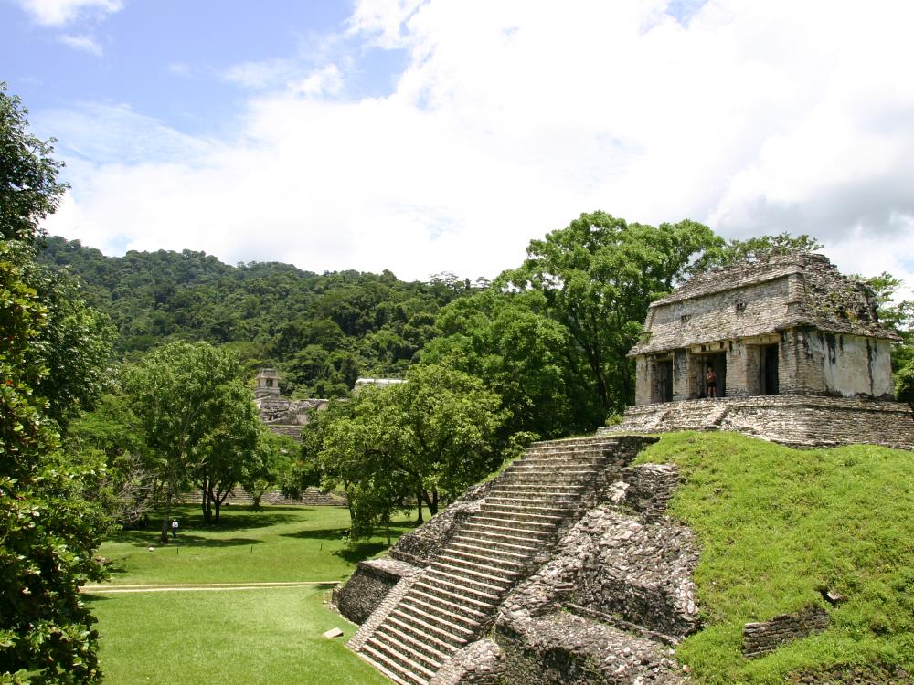 Mayaruin i Palenque