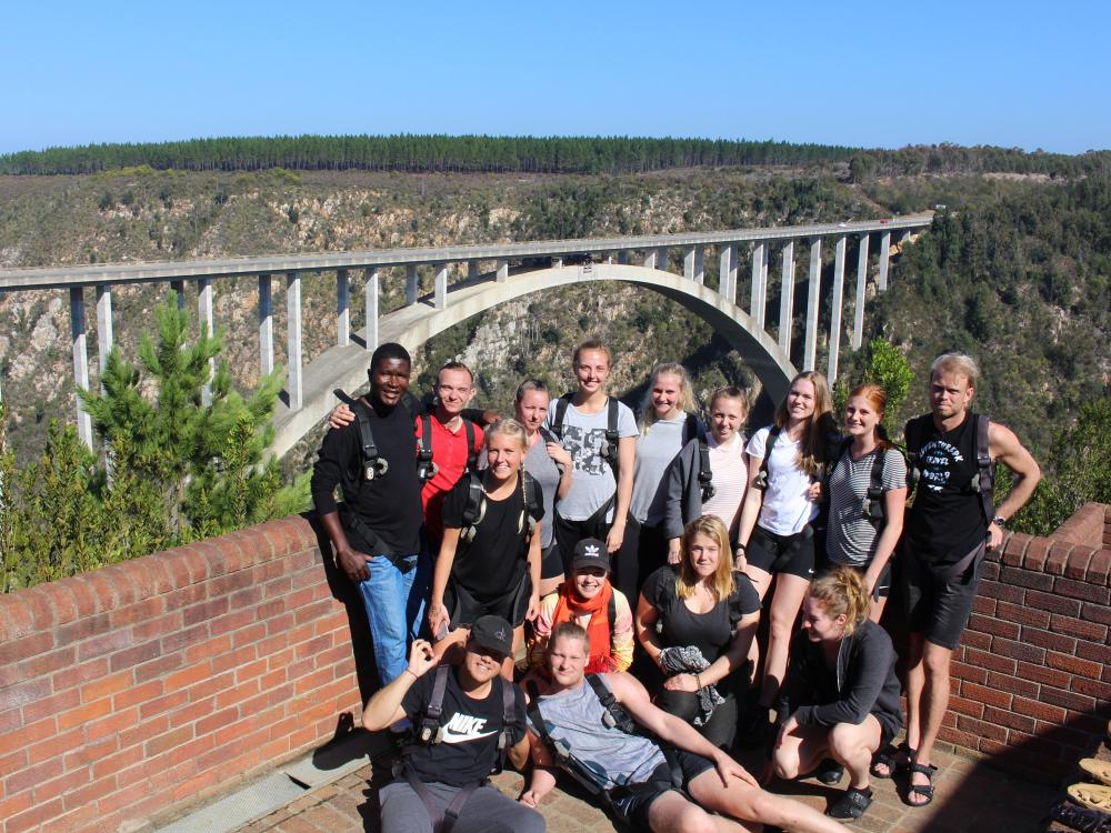 Bungy jump i Sydafrika