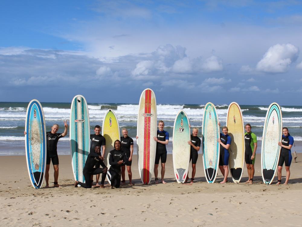 Surfing i Jeffreys Bay