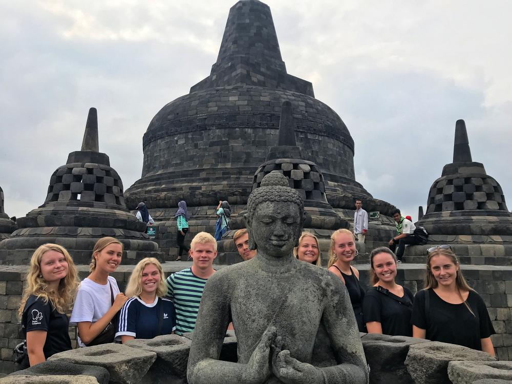 Borobudur tempel på Java