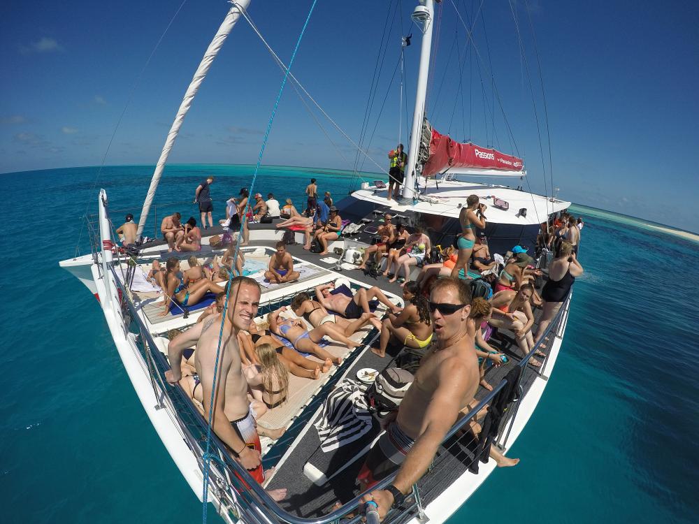 Katamarantur til Great Barrier Reef 