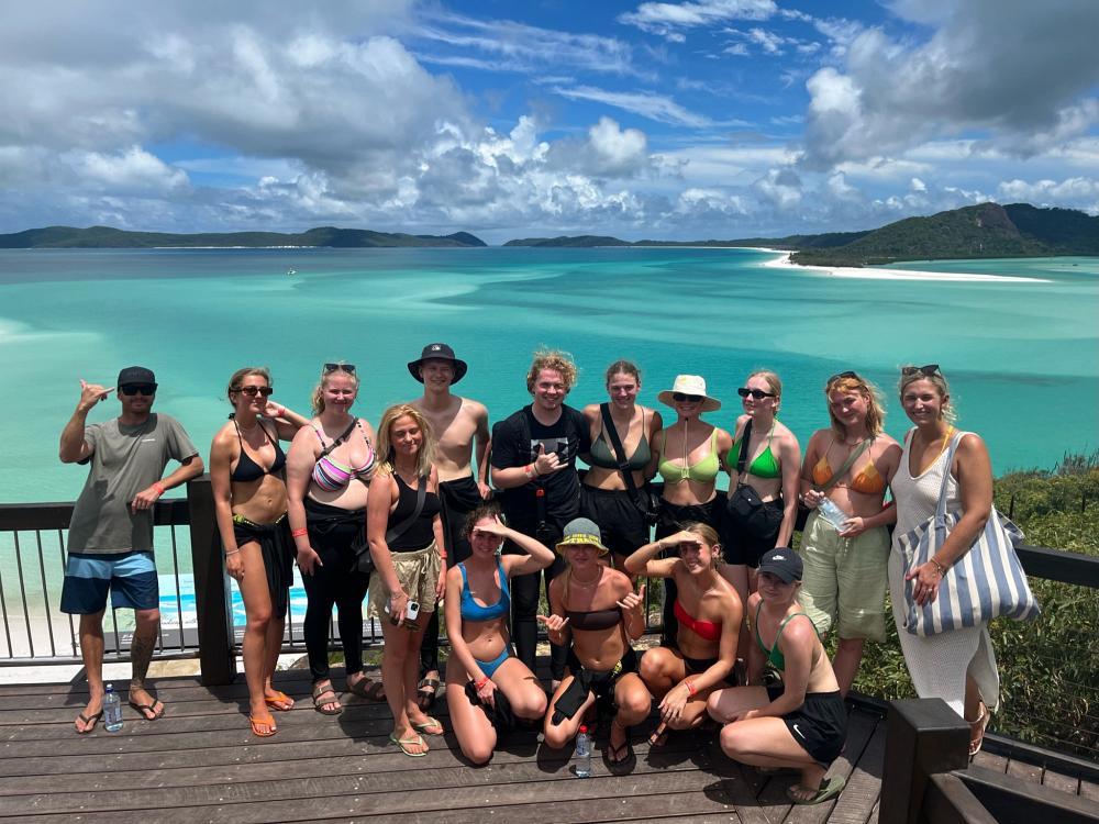 Gruppen ved Whitsundays 
