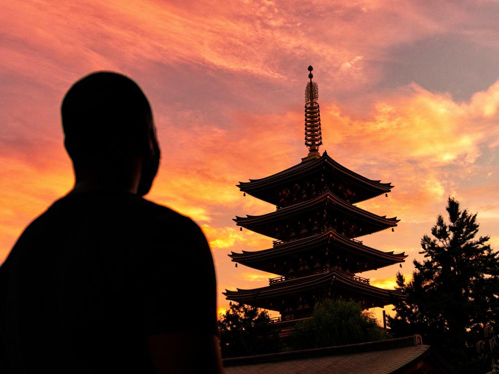 Solnedgang Kyoto 