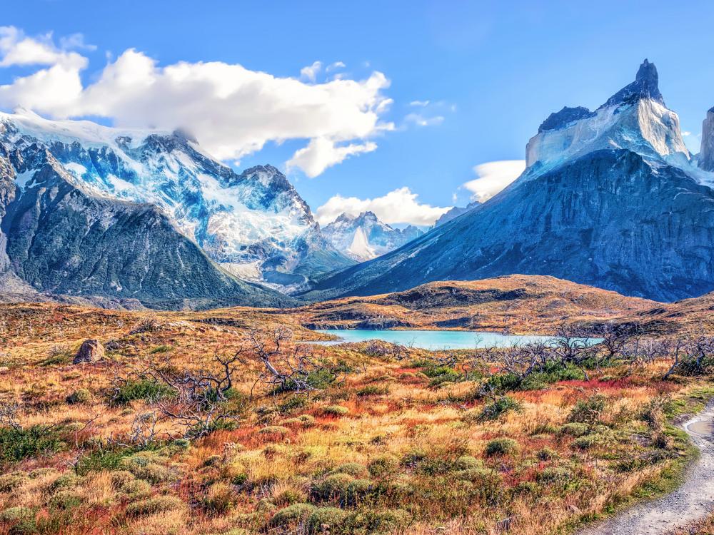 Landskabet i Patagonien 