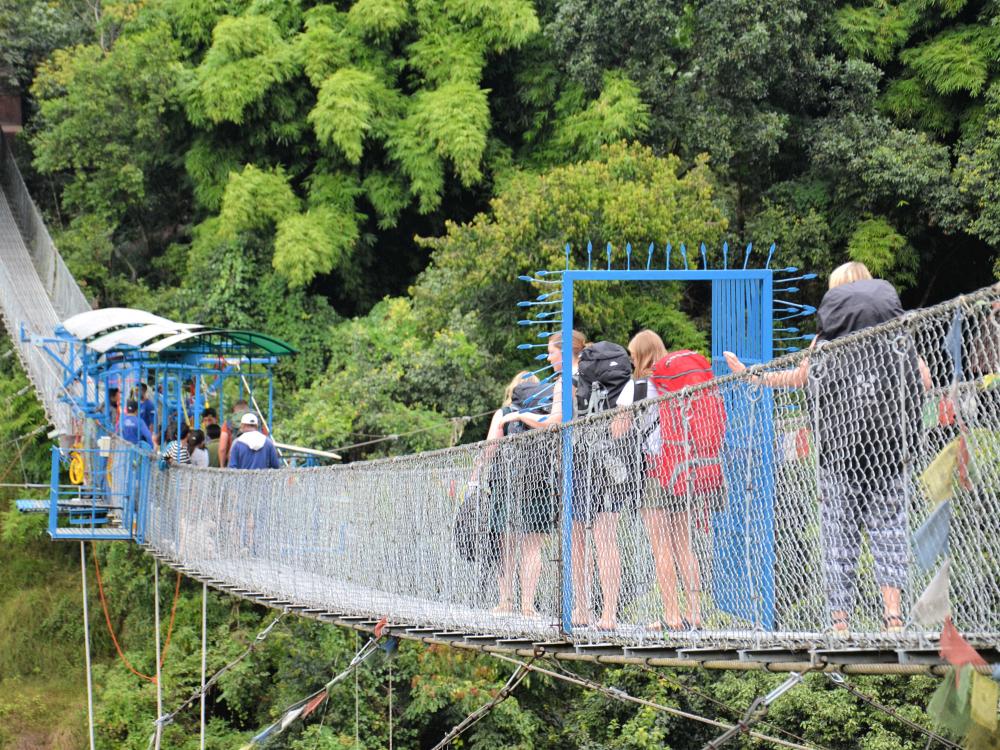 Bungy jump ved Last Resort