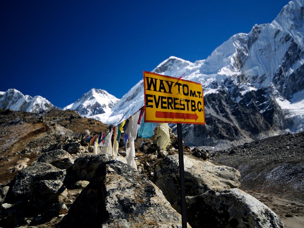 På vej til Everest BC