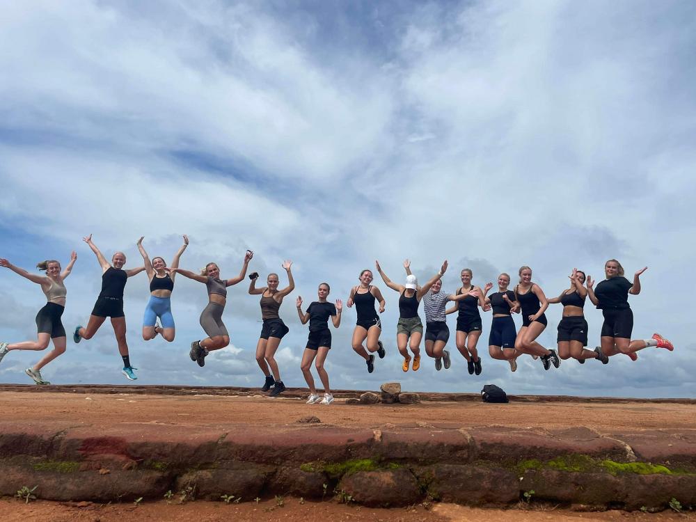 På toppen af Sigiriya