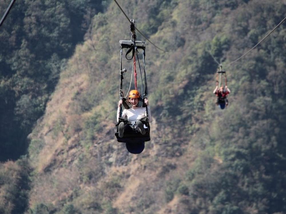 Zipline i Pokhara