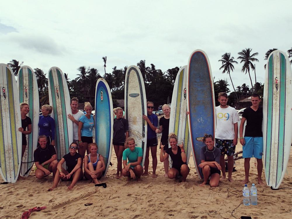 Surfing på Sri Lanka