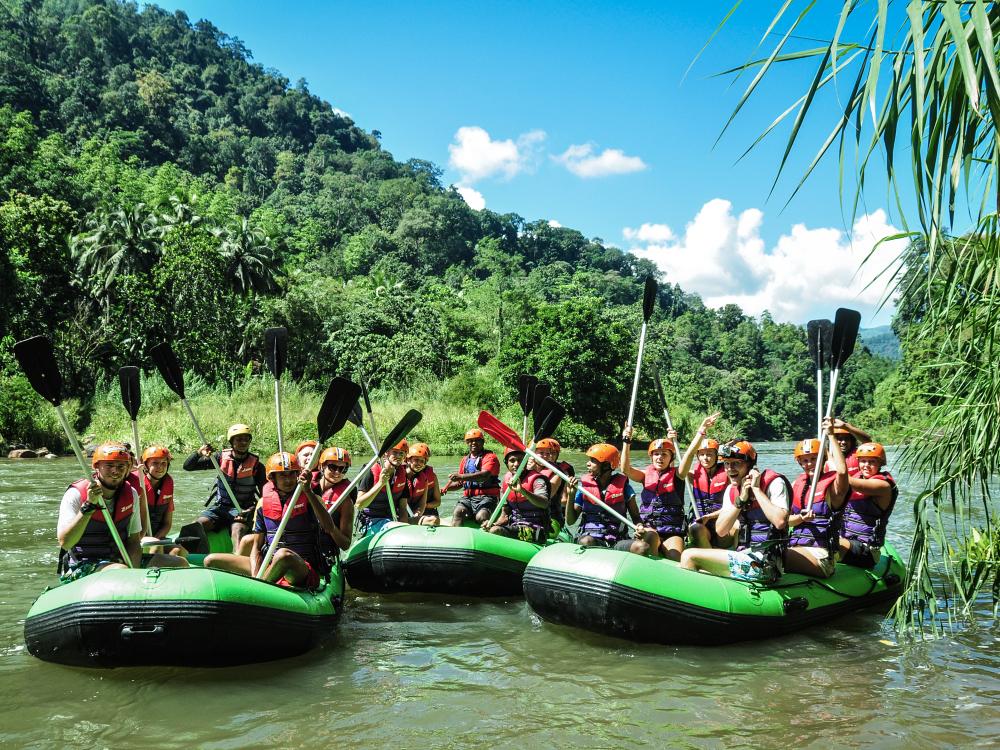 Rafting i junglen
