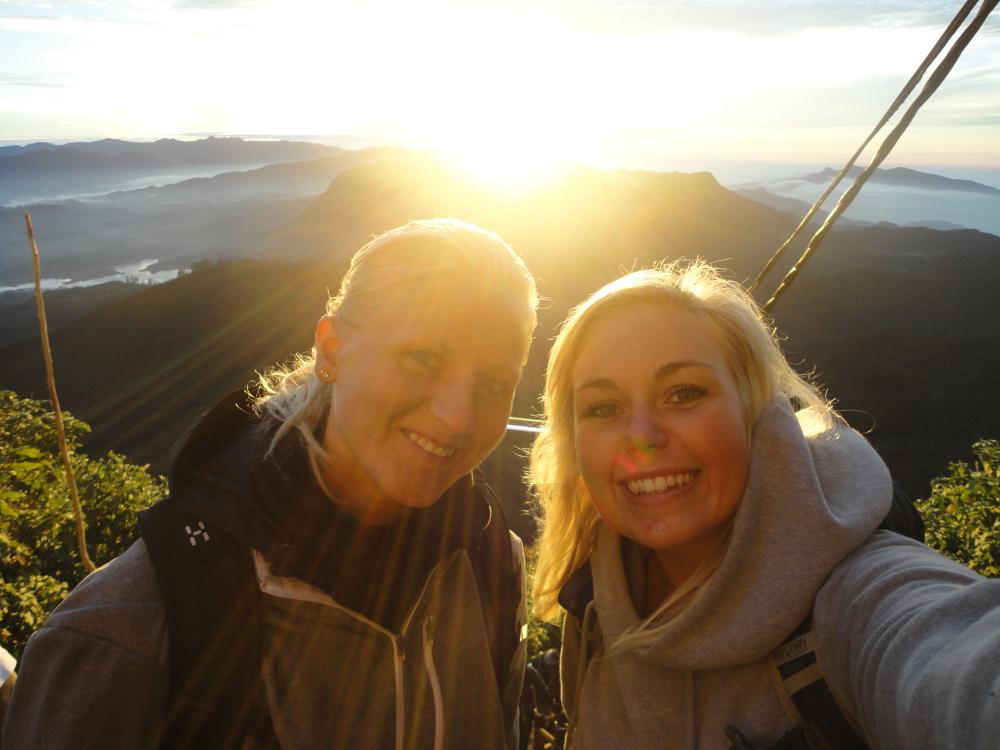 Fra toppen af Adams Peak