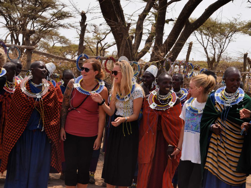 Masai landsbybesøg
