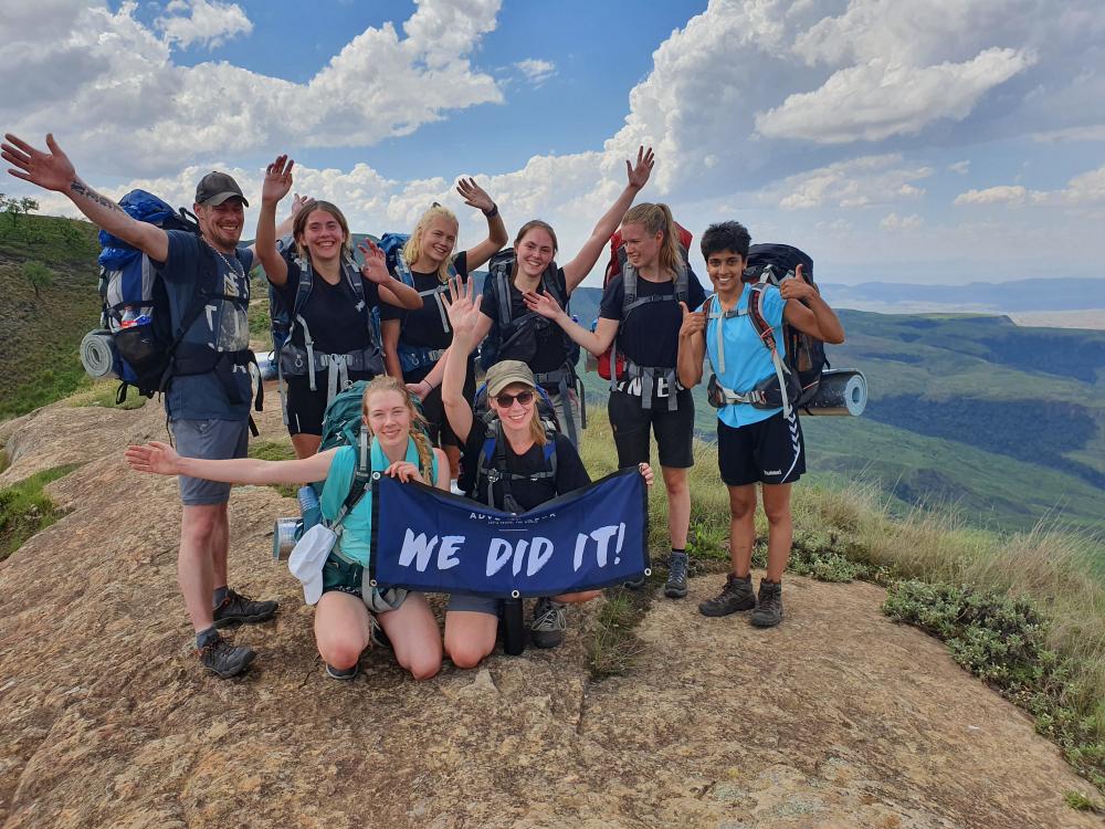 Trekking i Drakensbjergene