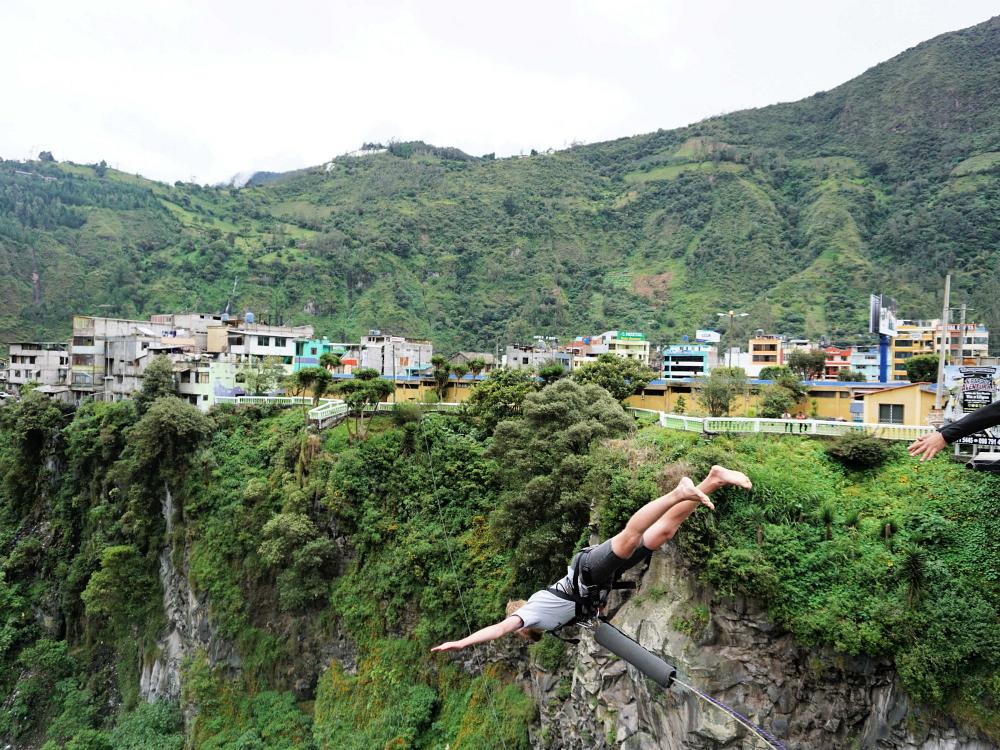 Bungy Jump i Banos