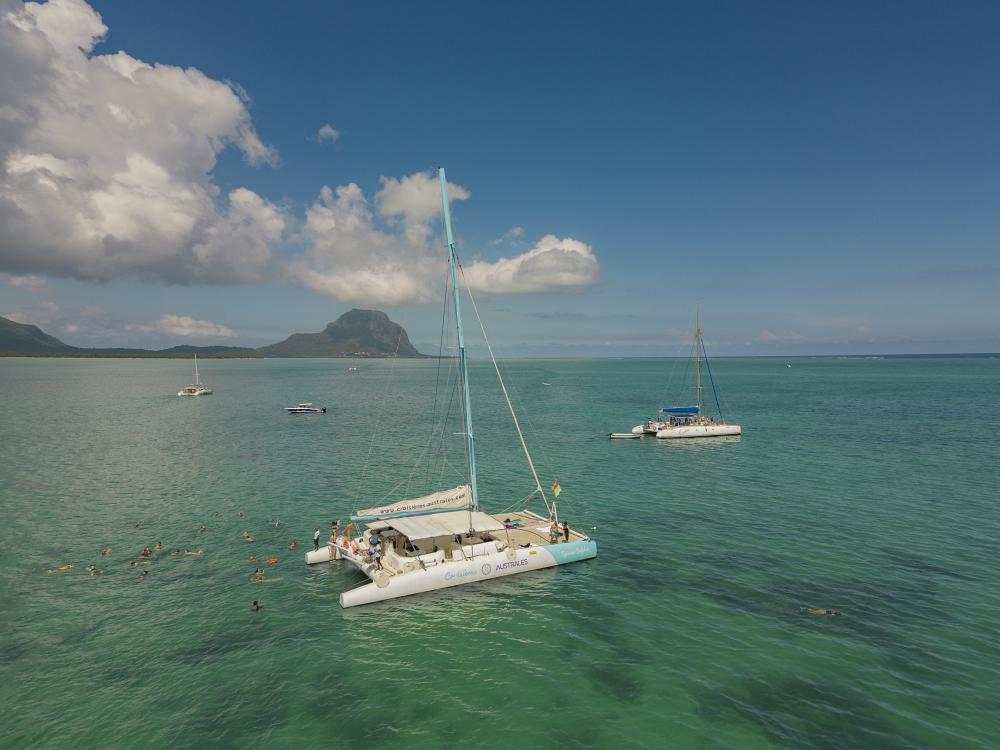 Katamaran sejltur på Mauritius