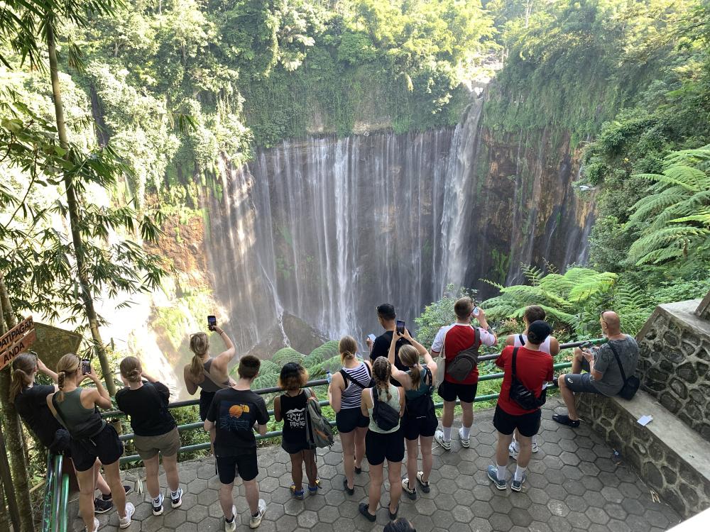 Tumpak Sewu vandfaldet