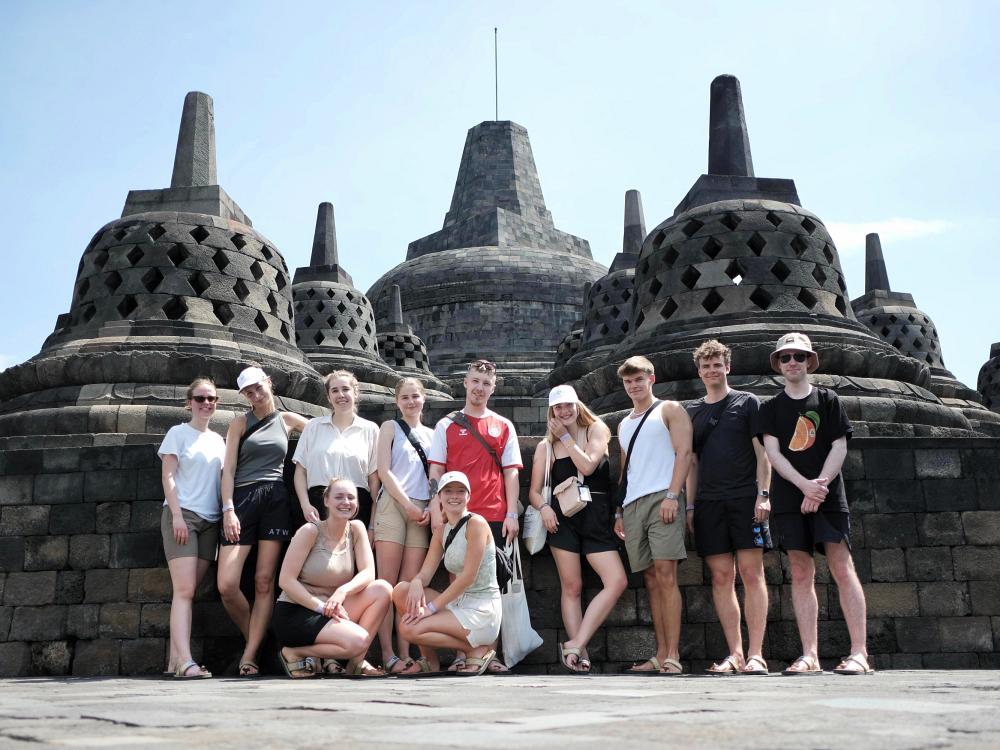 Borobudur tempel på Java