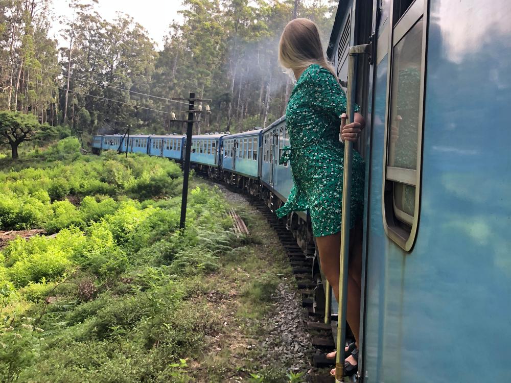 Smuk togtur på Sri Lanka