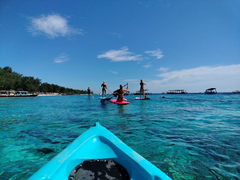 SUP på Gili