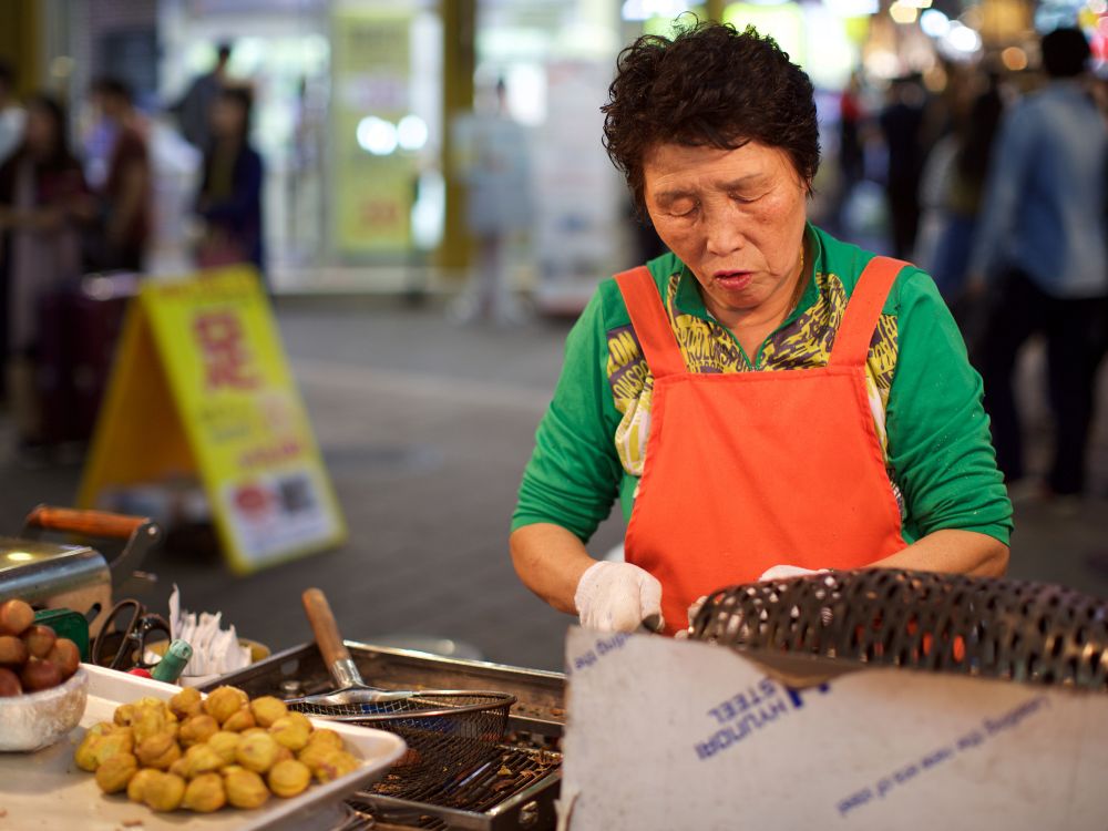 Street food i Seoul
