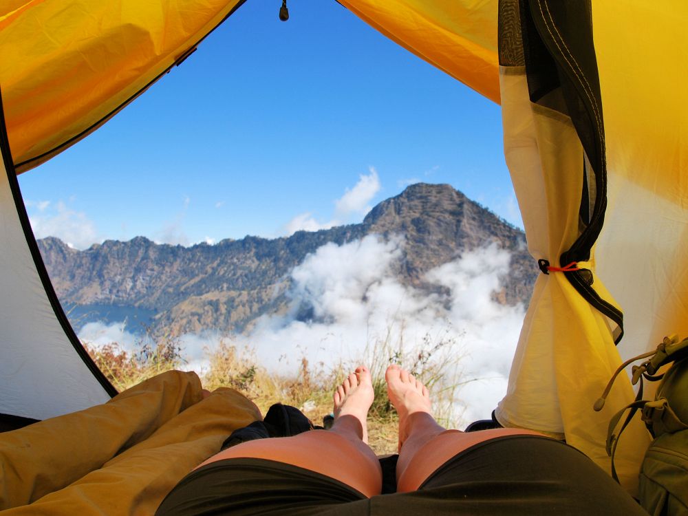 En nat på Rinjani