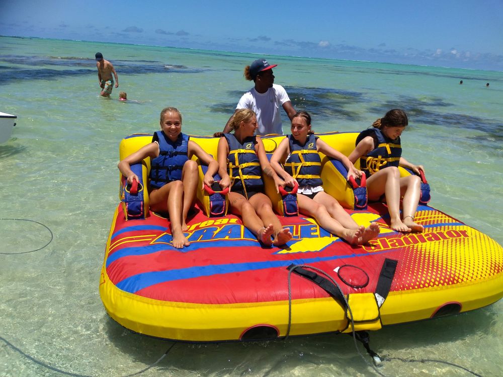 Funtubing på Mauritius