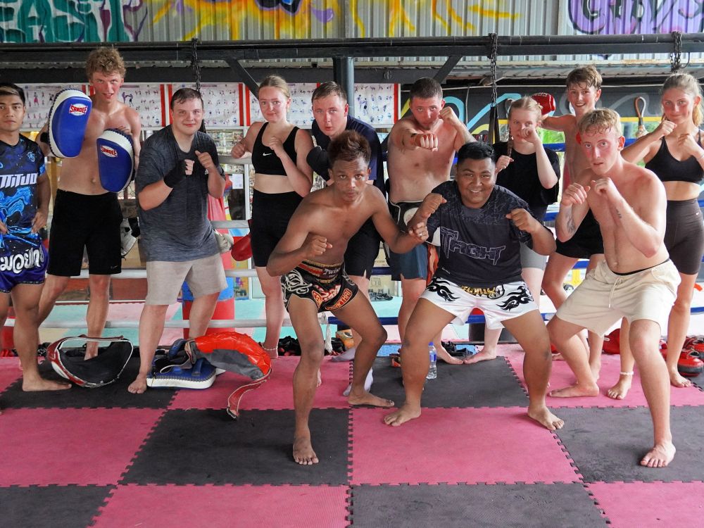 Muay Thai lektion