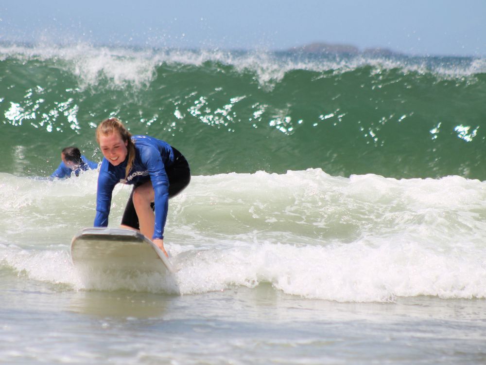 Fang bølgen i Byron Bay