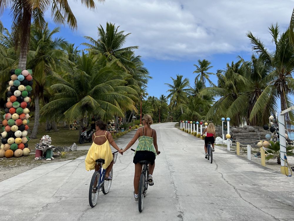 Cykeltur på Tahaa 