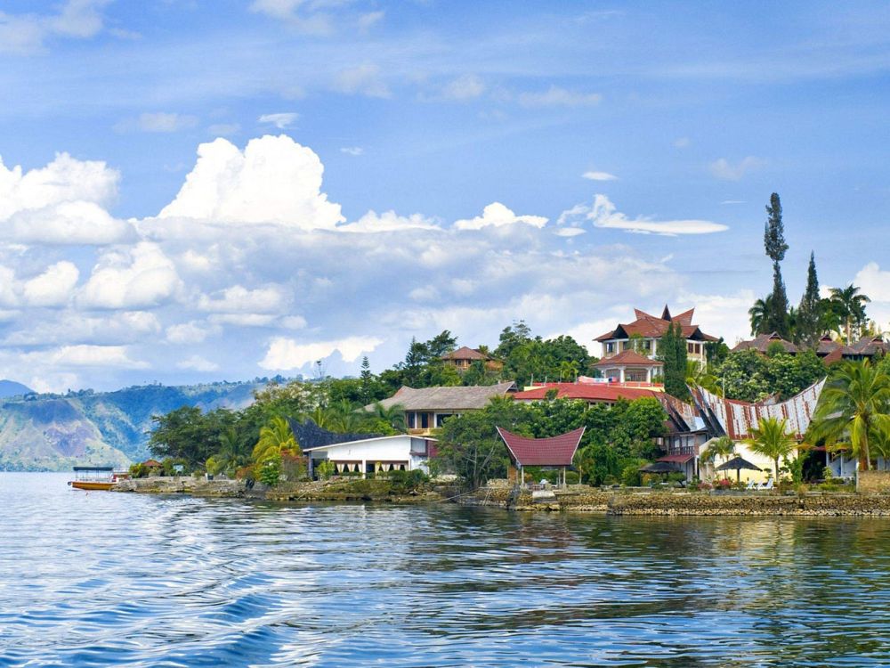 Udsigt til Samosir Island