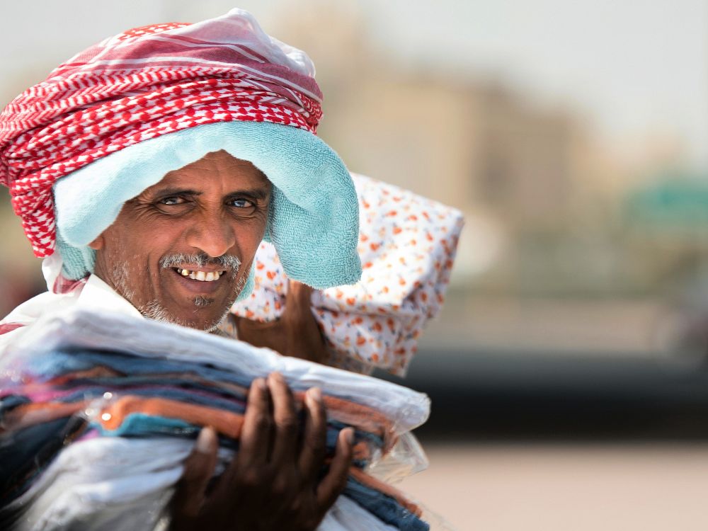 Gadesælger i Marrakech