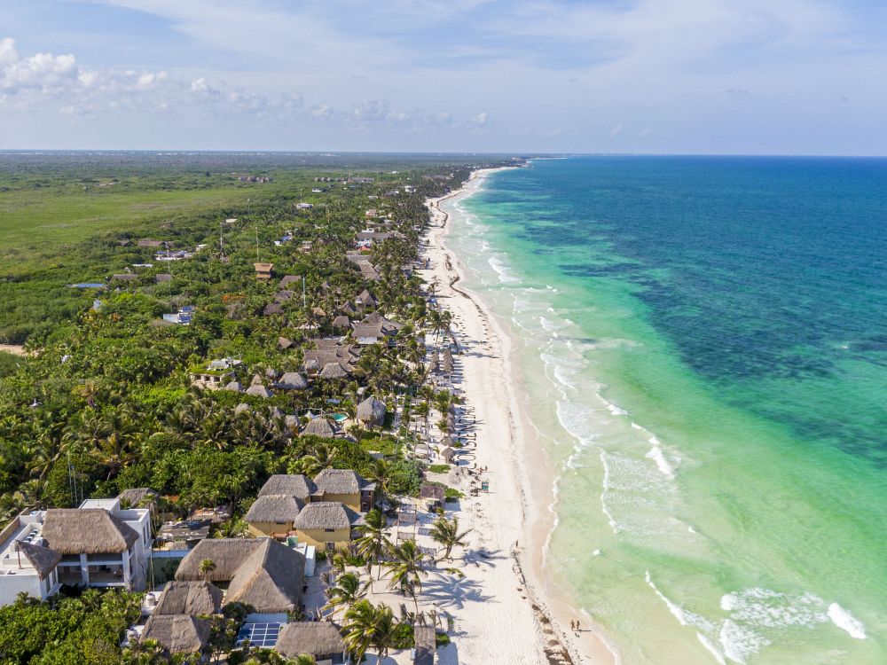 Strandparadis i Mexico