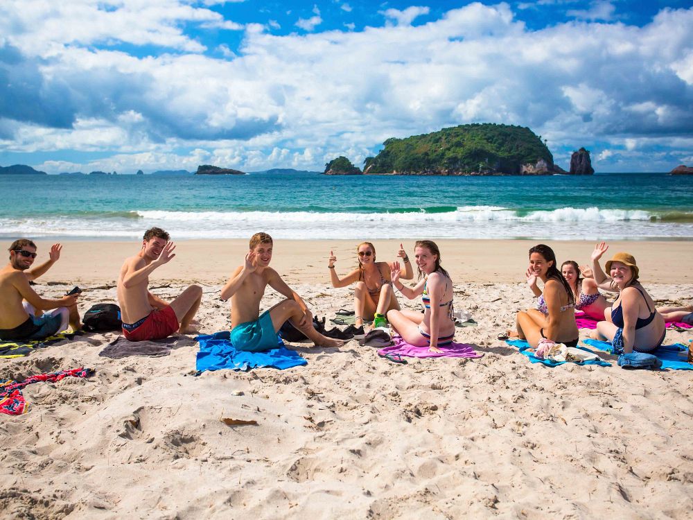 Afslapning og strandliv i smukke Hahei