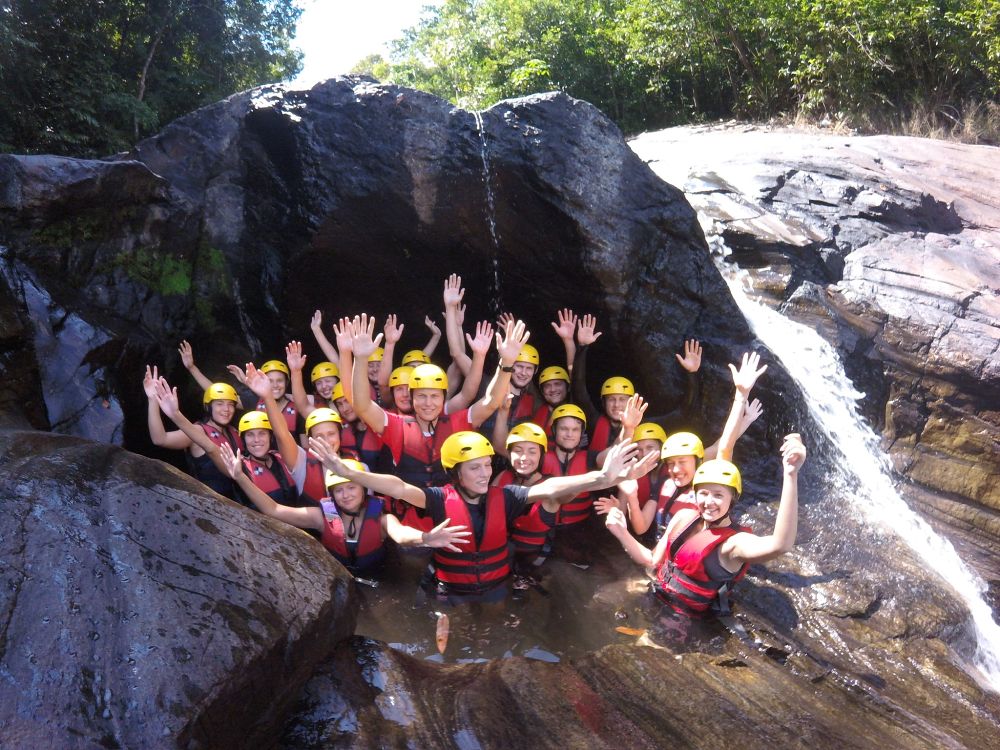 Canyoning på Sri Lanka