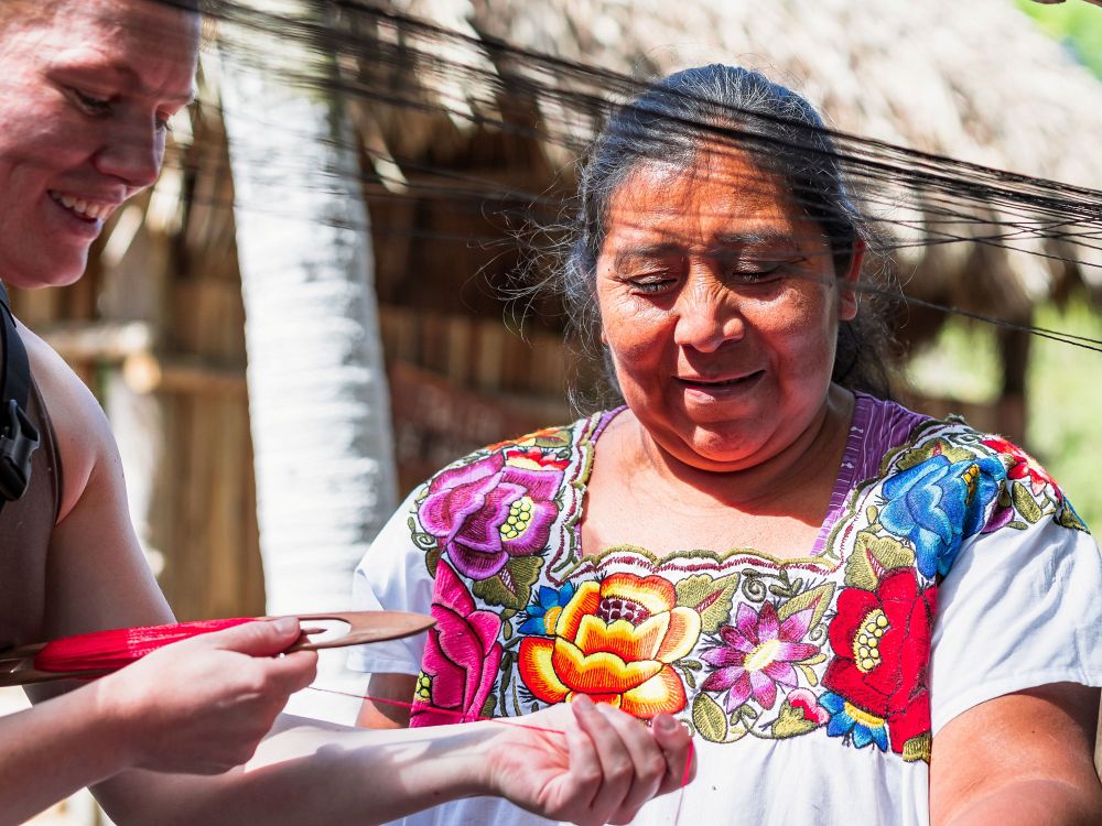 Hængekøjevævning i Nuevo Durango