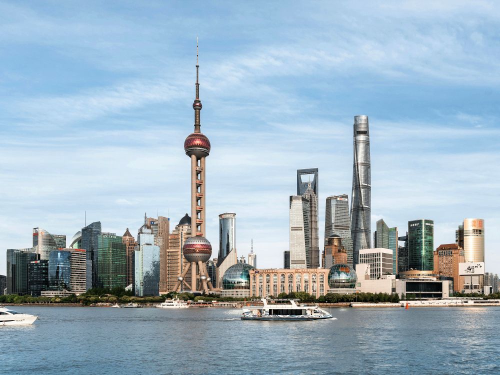 Shanghais imponerende skyline