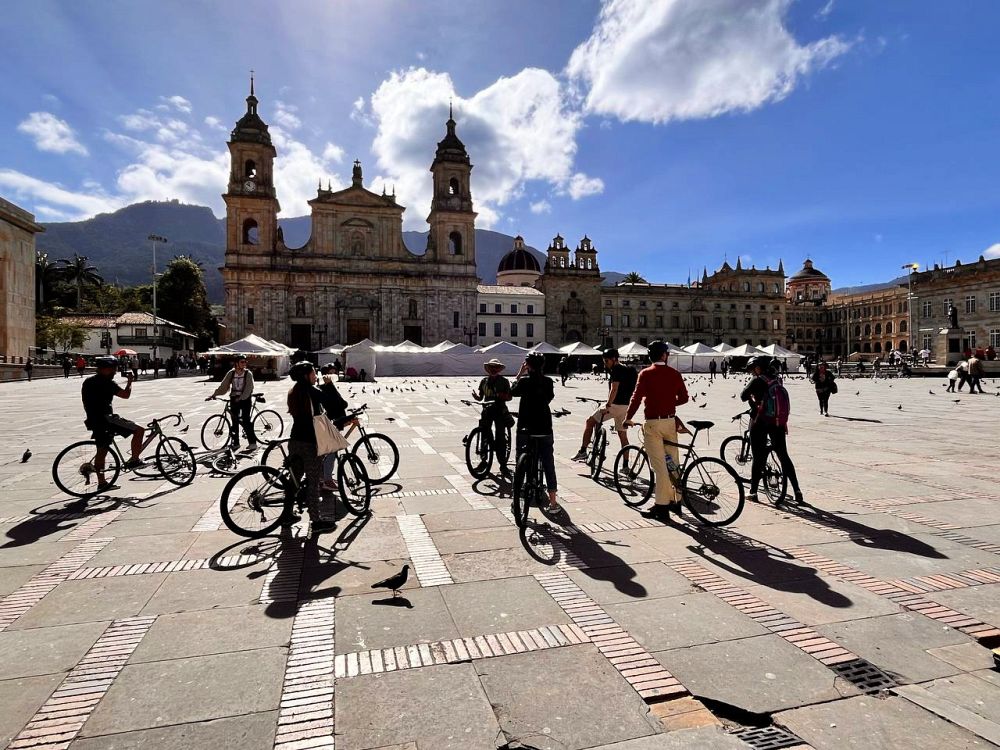 Cykeltur med sightseeing i Bogotá